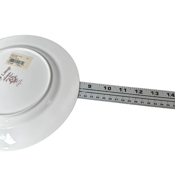 Noritake New Lineage Salad Plates White Gold Rim Bone China Sinclair 4738 Lot 5 - Picture 5 of 5